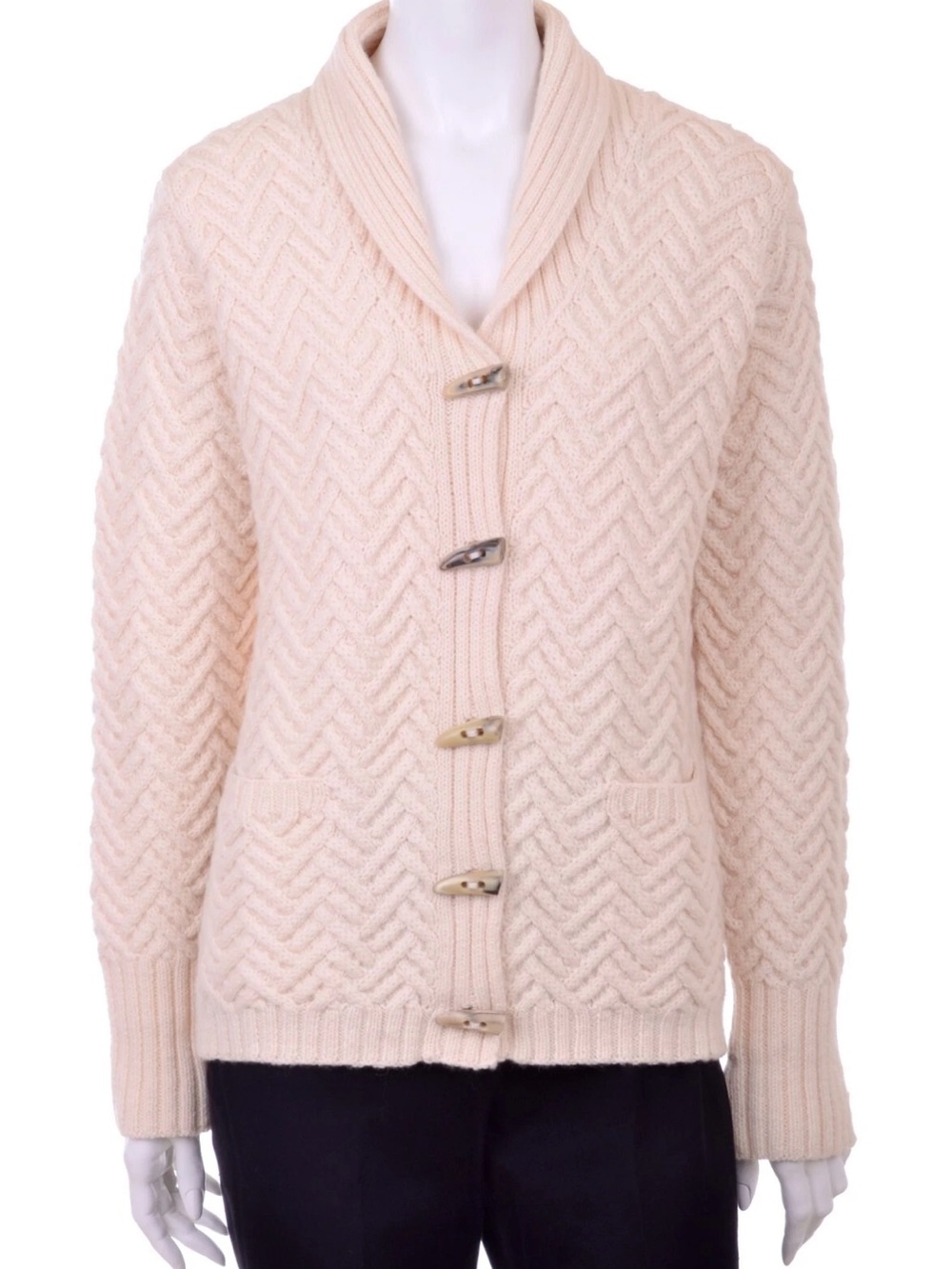 Lauren Ralph Lauren hand knit fisherman sweater